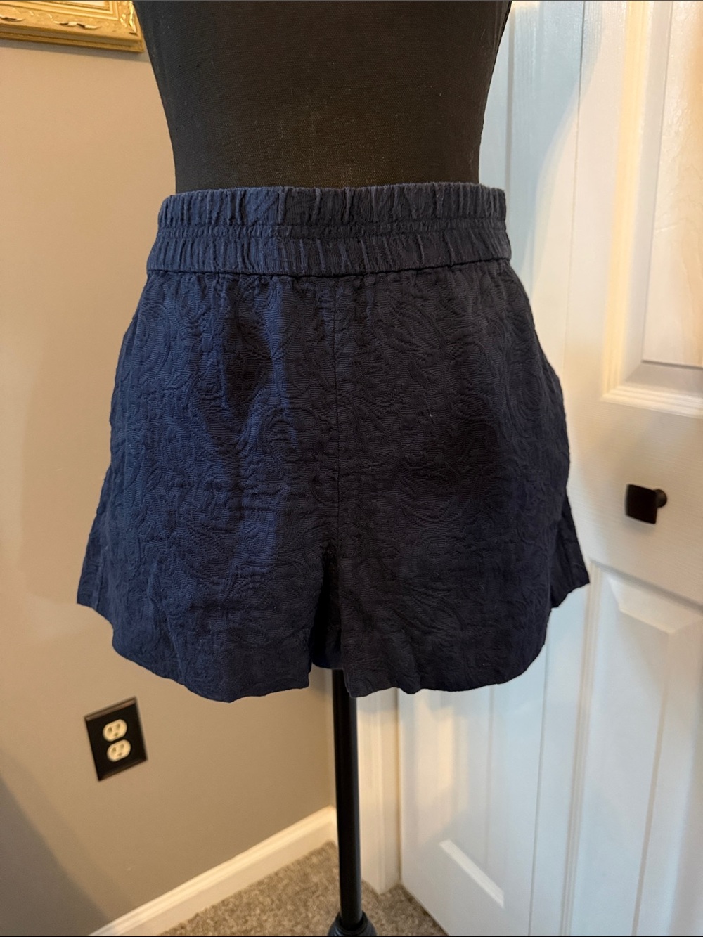 J.Crew Women’s Brocade Elastic Waist Short